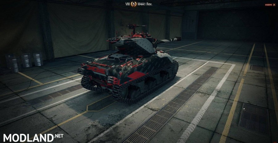 Red Stripes for M4A1 Revalorise 1.4 [1.4.0.1]